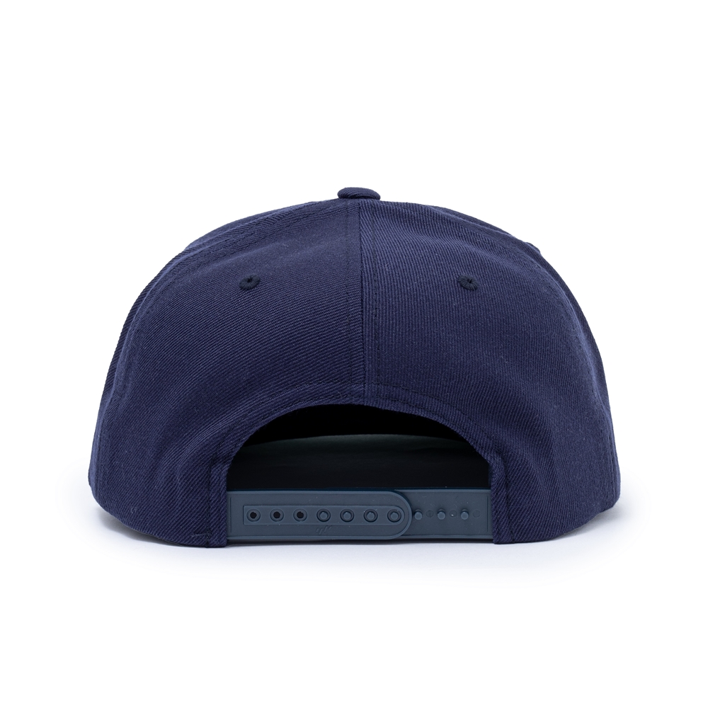 画像: RATS/EMBROIDERY CAP "WAY OF LIFE"（NAVY/SILVER GRAY）［スナップバックキャップ-24春夏］