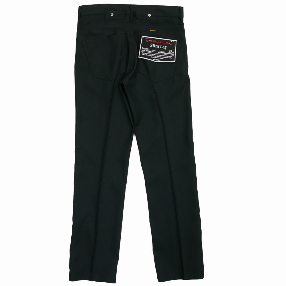 画像: DAIRIKU/"Slim" Pressed Pants（Black）［"スリム"スタプレパンツ-24春夏］