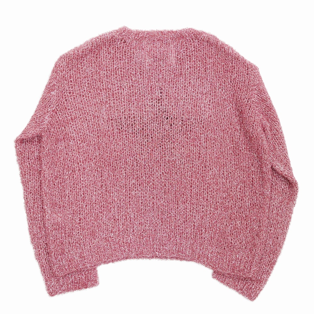 画像: DAIRIKU/"Babylon" Star Lame Knit（Pink） 【30%OFF】［スターラメニット-24春夏］