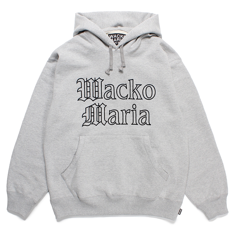 画像: WACKO MARIA/HEAVY WEIGHT PULL OVER HOODED SWEAT SHIRT（GRAY）［プルオーバーパーカー-24春夏］