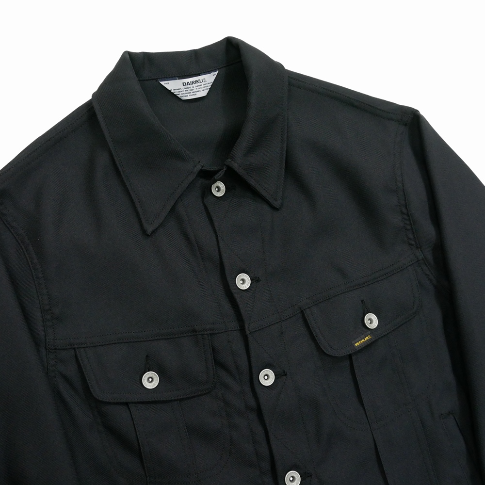 画像: DAIRIKU/Polyester Jacket（Black）［ポリエステルJKT-24春夏］