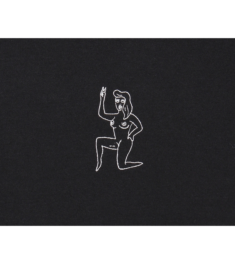 画像: WACKO MARIA/WASHED HEAVY WEIGHT T-SHIRT（BLACK）［刺繍T-24春夏］