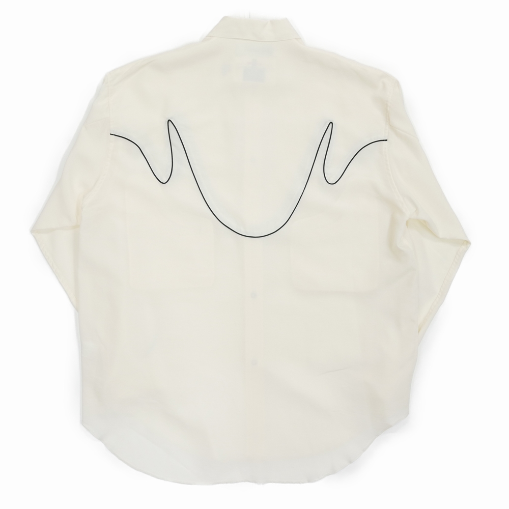 画像: 【30%OFF】DAIRIKU/"J.Fox" Western Over Shirt（Ivory）［ウエスタンオーバーシャツ-24春夏］