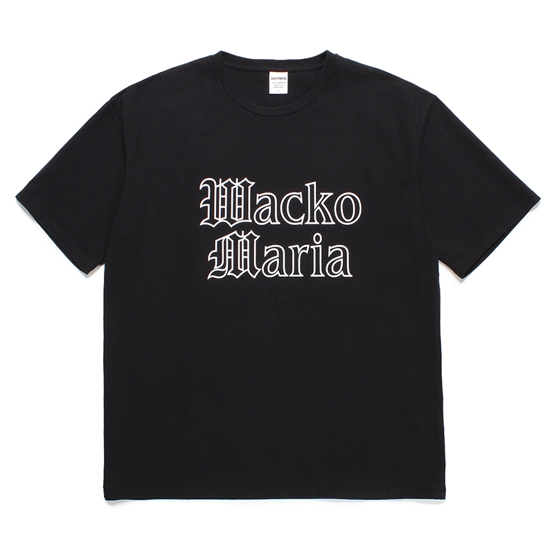 画像: WACKO MARIA/WASHED HEAVY WEIGHT T-SHIRT（BLACK）［プリントT-24春夏］