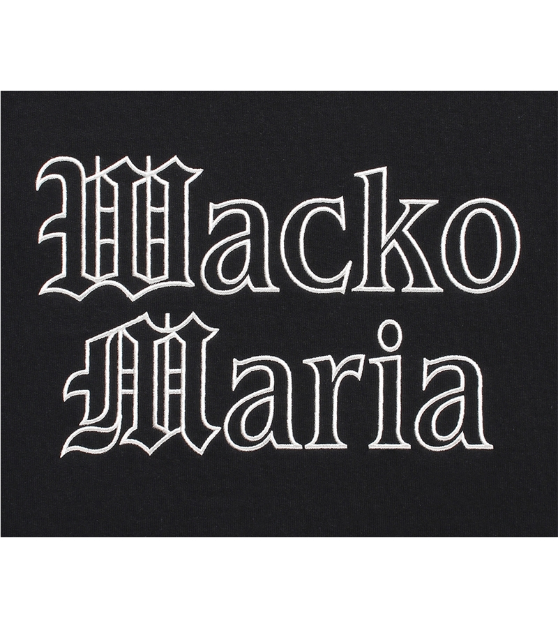 画像: WACKO MARIA/HEAVY WEIGHT CREW NECK SWEAT SHIRT（BLACK）［クルーネックスウェット-24春夏］