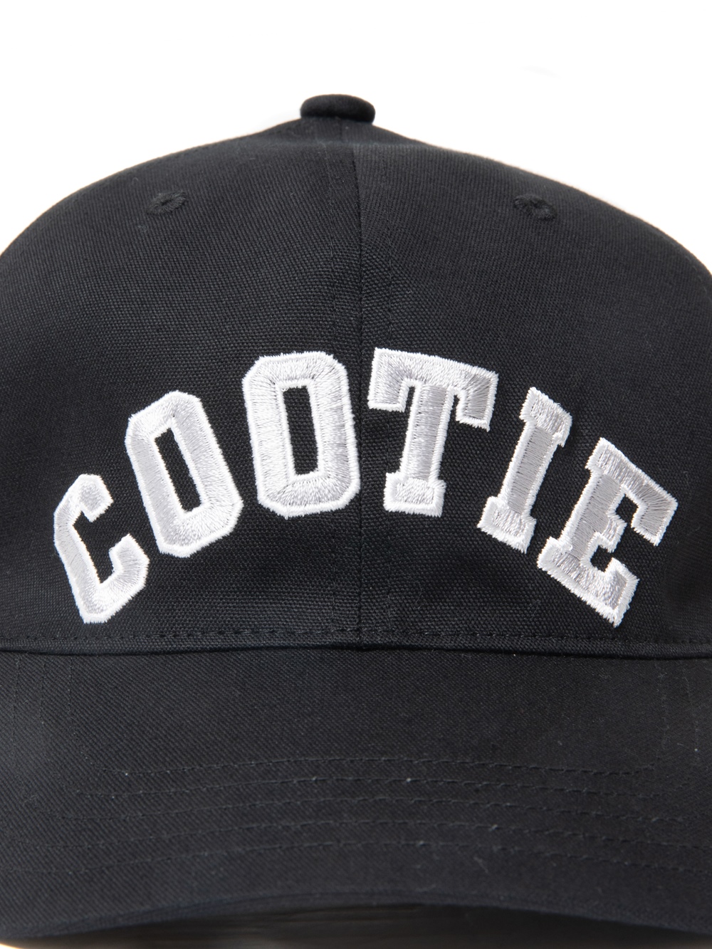 画像: COOTIE PRODUCTIONS/Cotton OX 6 Panel Cap（Black）［6パネルキャップ-24春夏］