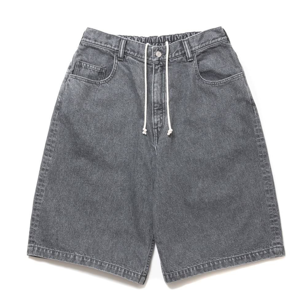 画像: COOTIE PRODUCTIONS/5 Pocket Baggy Denim Easy Shorts（Black Hard Wash）［バギーデニムイージーショーツ-24春夏］