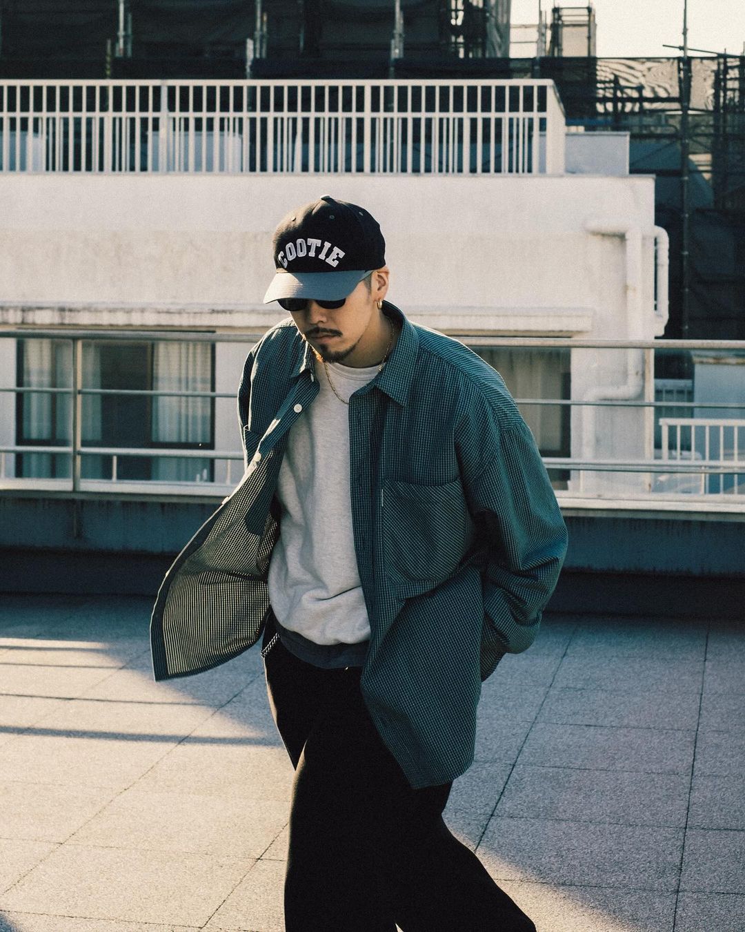 画像: COOTIE PRODUCTIONS/Cotton OX 6 Panel Cap（Black/Gray）［6パネルキャップ-24春夏］