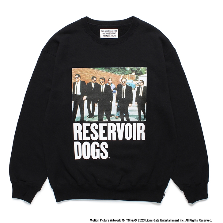 画像: WACKO MARIA/RESERVOIR DOGS / HEAVY WEIGHT CREW NECK SWEAT SHIRT（BLACK）［クルーネックスウェット-24春夏］