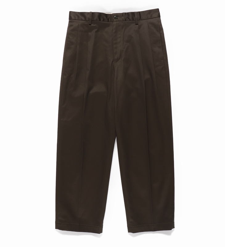 画像: WACKO MARIA/DOUBLE PLEATED CHINO TROUSERS（KHAKI）［ツータックチノトラウザース-24春夏］