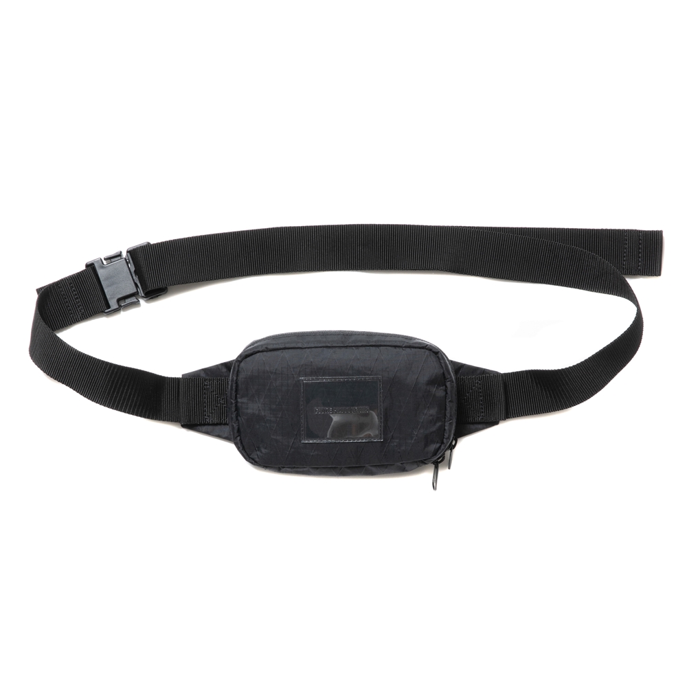 画像: COOTIE PRODUCTIONS/Compact Waist Bag（X-PAC）（Black）［コンパクトウエストバッグ-24春夏］