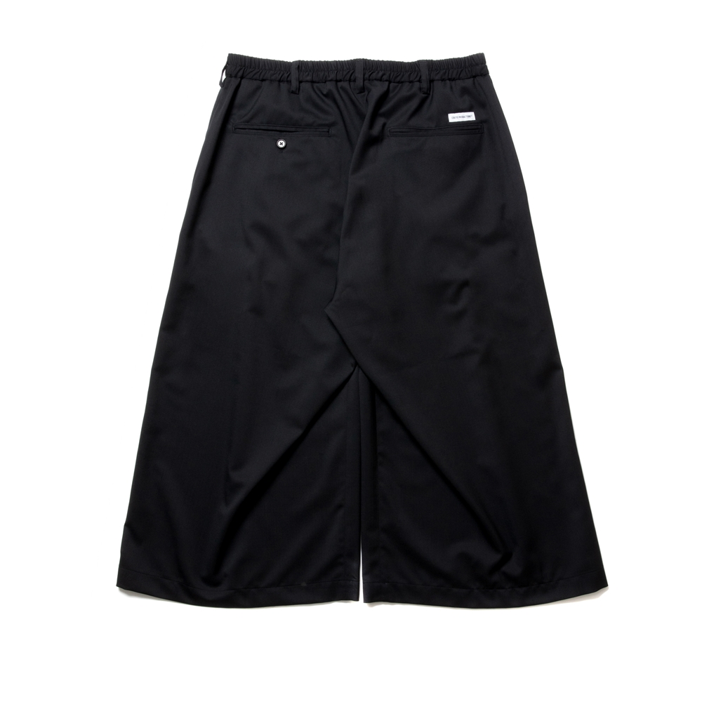 画像: COOTIE PRODUCTIONS/Combat Wool Twill Shin Cut Wide Easy Trousers（Black）［シンカットワイドイージートラウザース-24春夏］