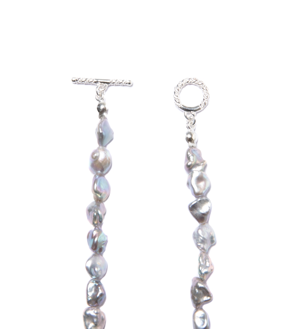 画像: COOTIE PRODUCTIONS/Distortion Pearl Necklace（Silver）［ディストーションパールネックレス-24春夏］