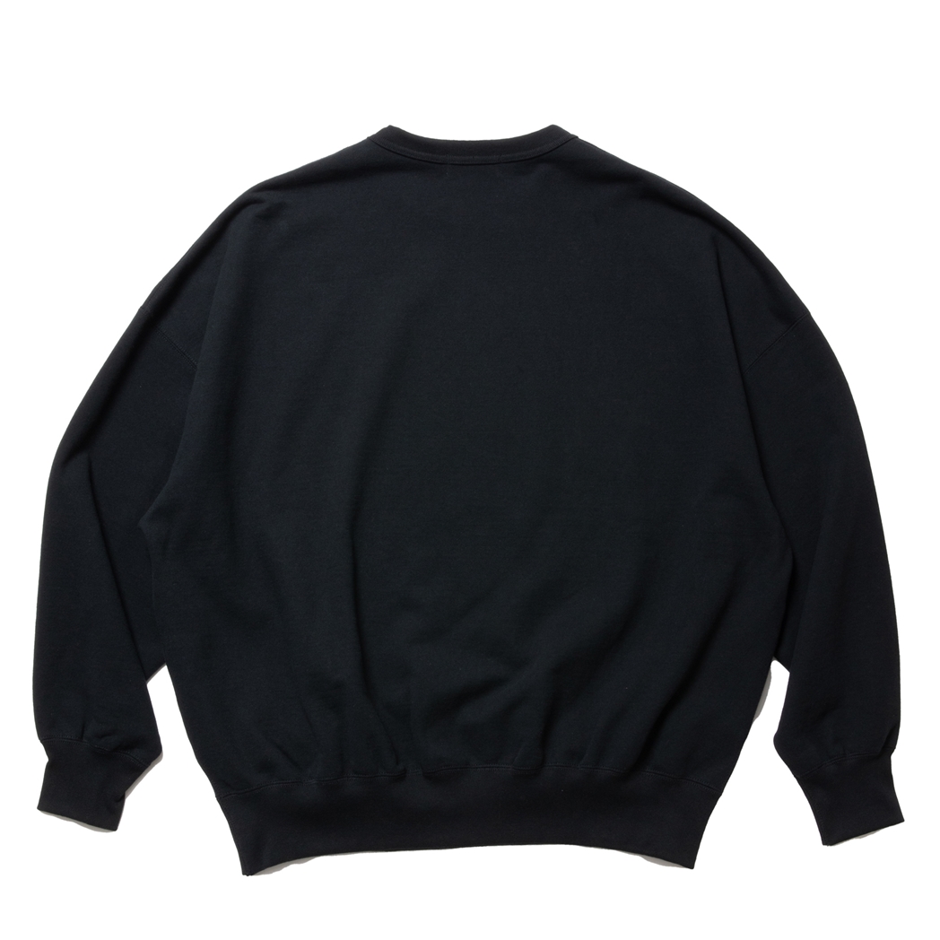 画像: COOTIE PRODUCTIONS/Open End Yarn Plain Sweat Crew（Black）［スウェットクルー-24春夏］
