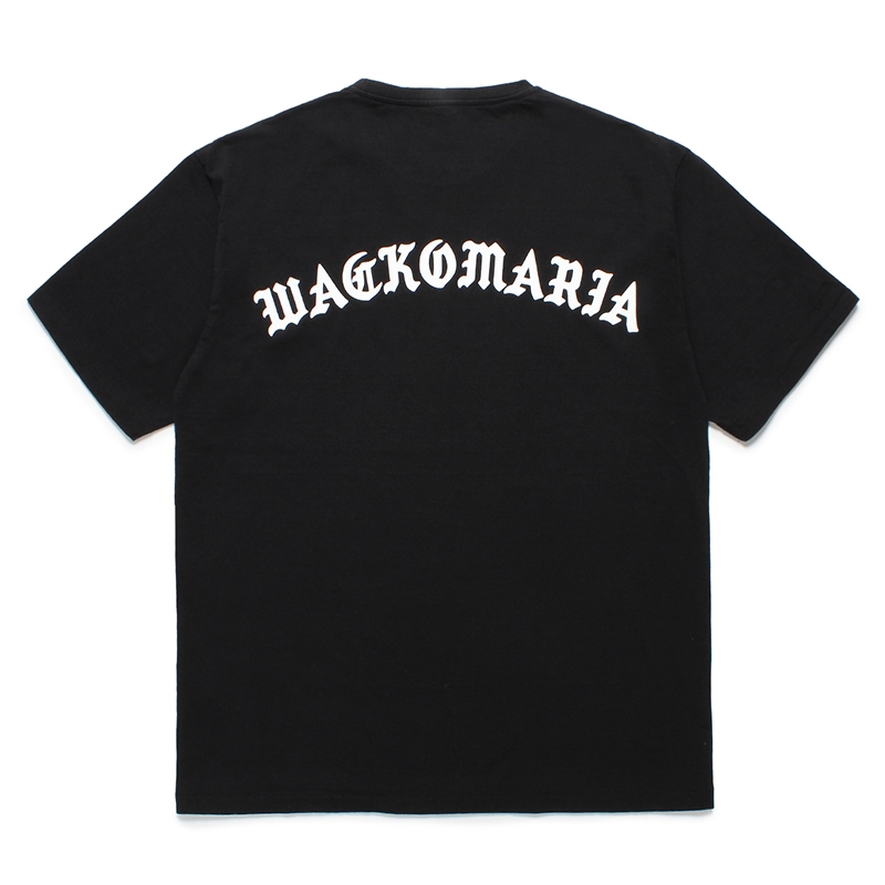 画像: WACKO MARIA/WASHED HEAVY WEIGHT T-SHIRT（BLACK）［プリントT-24春夏］