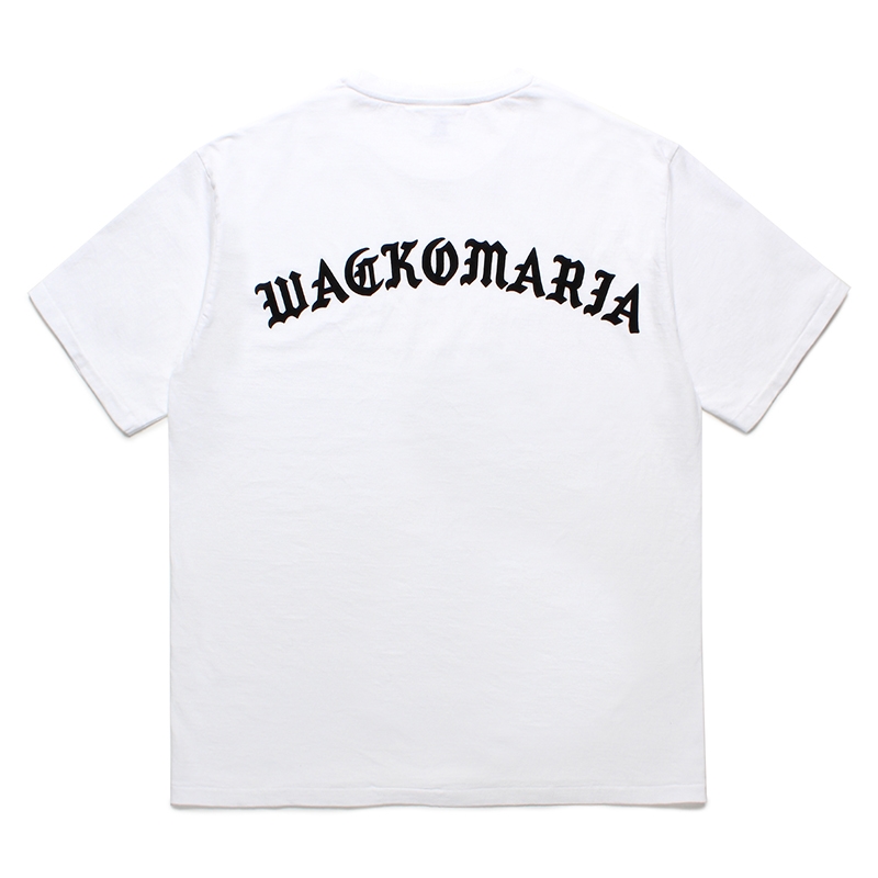 画像: WACKO MARIA/WASHED HEAVY WEIGHT T-SHIRT（WHITE）［プリントT-24春夏］