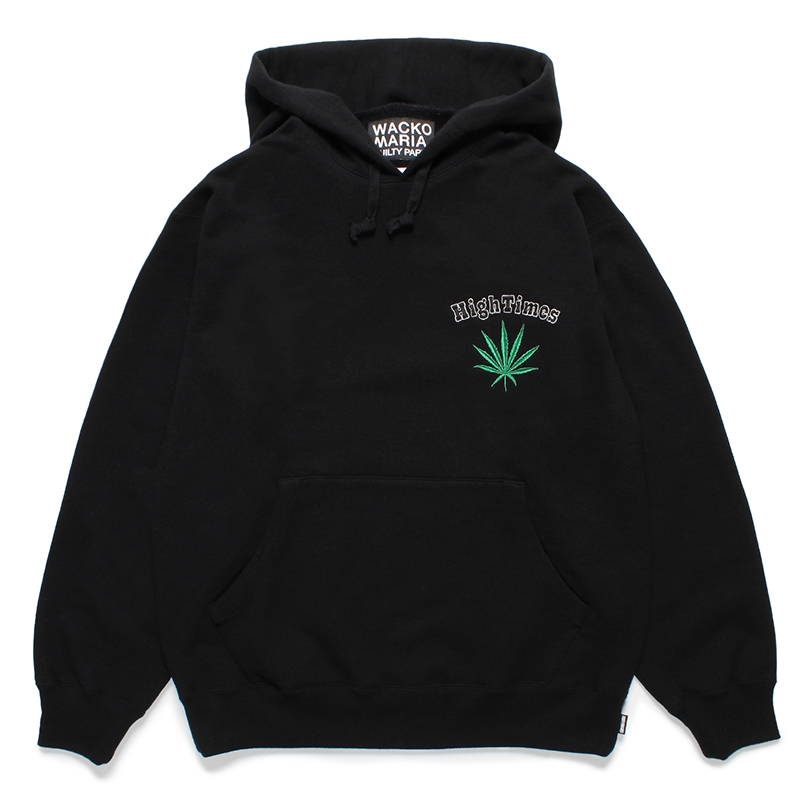 画像: WACKO MARIA/HIGH TIMES / HEAVY WEIGHT HOODED SWEAT SHIRT（BLACK）［プルオーバーパーカー-24春夏］