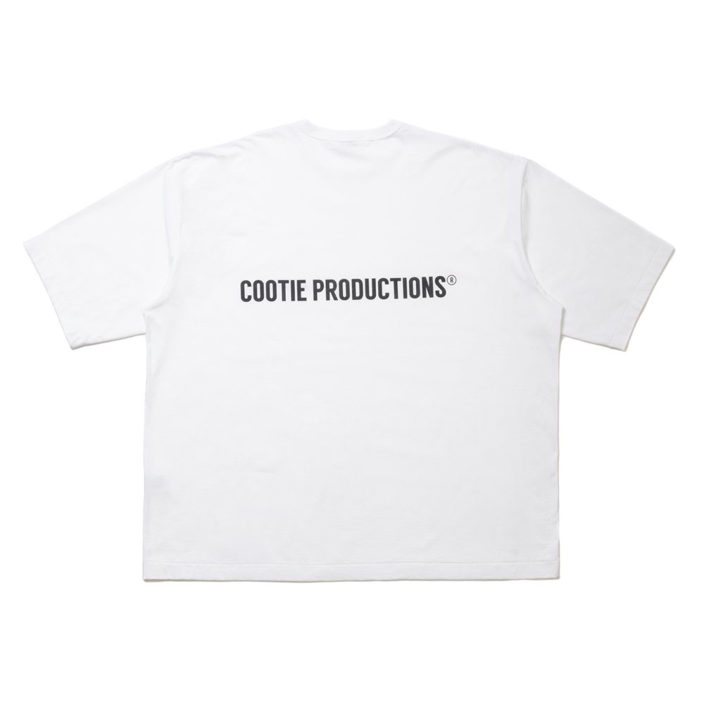 画像: COOTIE PRODUCTIONS/Print Oversized S/S Tee（White）［オーバーサイズT-24春夏］