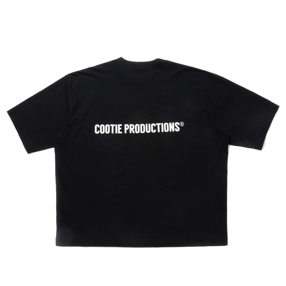 画像: COOTIE PRODUCTIONS/Print Oversized S/S Tee（Black）［オーバーサイズT-24春夏］