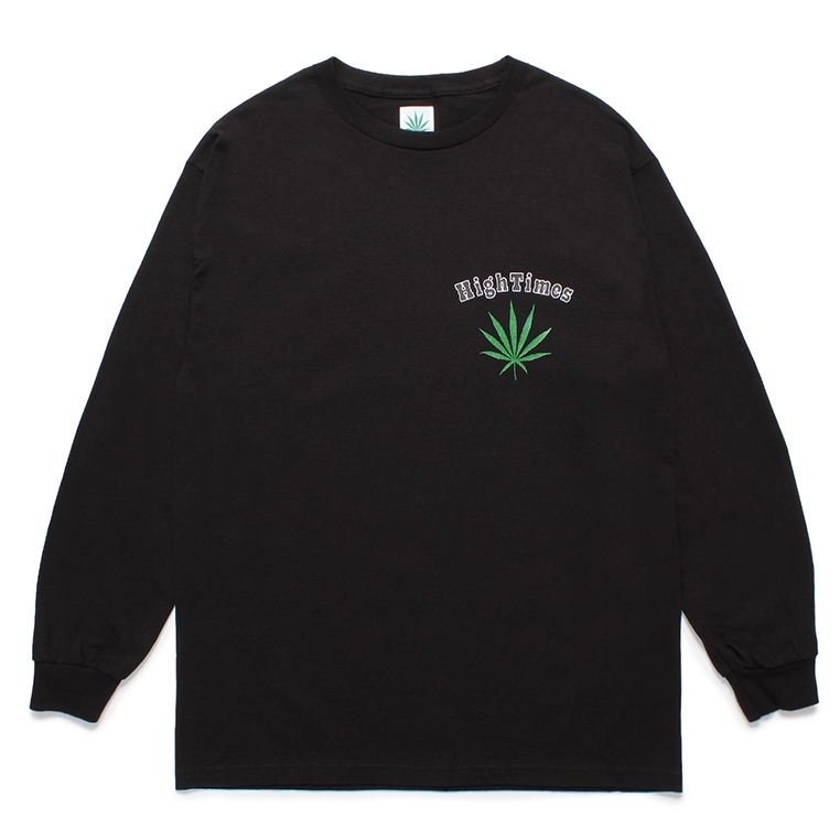 画像: WACKO MARIA/HIGH TIMES / LONG SLEEVE T-SHIRT（BLACK）［プリント長袖T-24春夏］