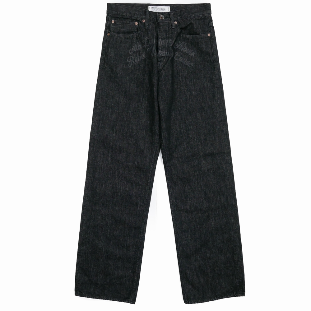 画像: DAIRIKU/"Onewash" Straight Denim Pants（Black）［ストレートデニムパンツ-24春夏］