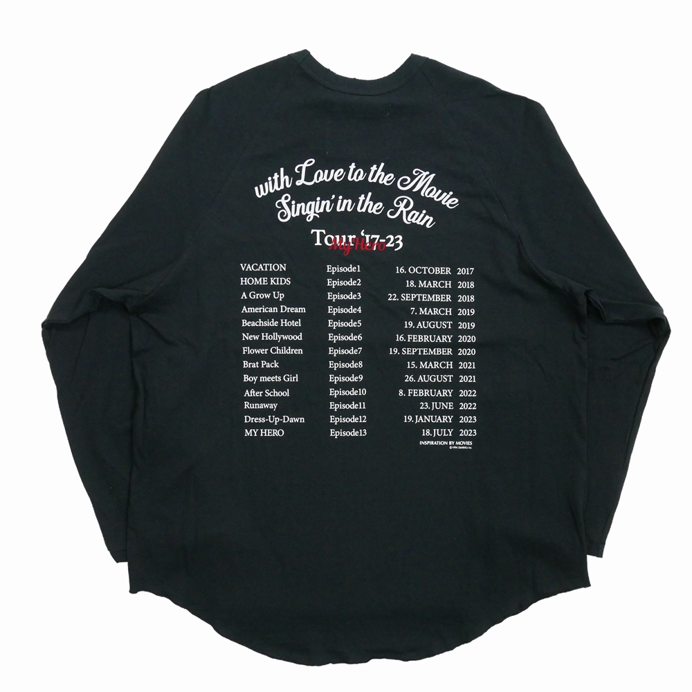 画像: DAIRIKU/"Tour" Big Raglan Tee（Black）［ビッグラグランT-23秋冬］