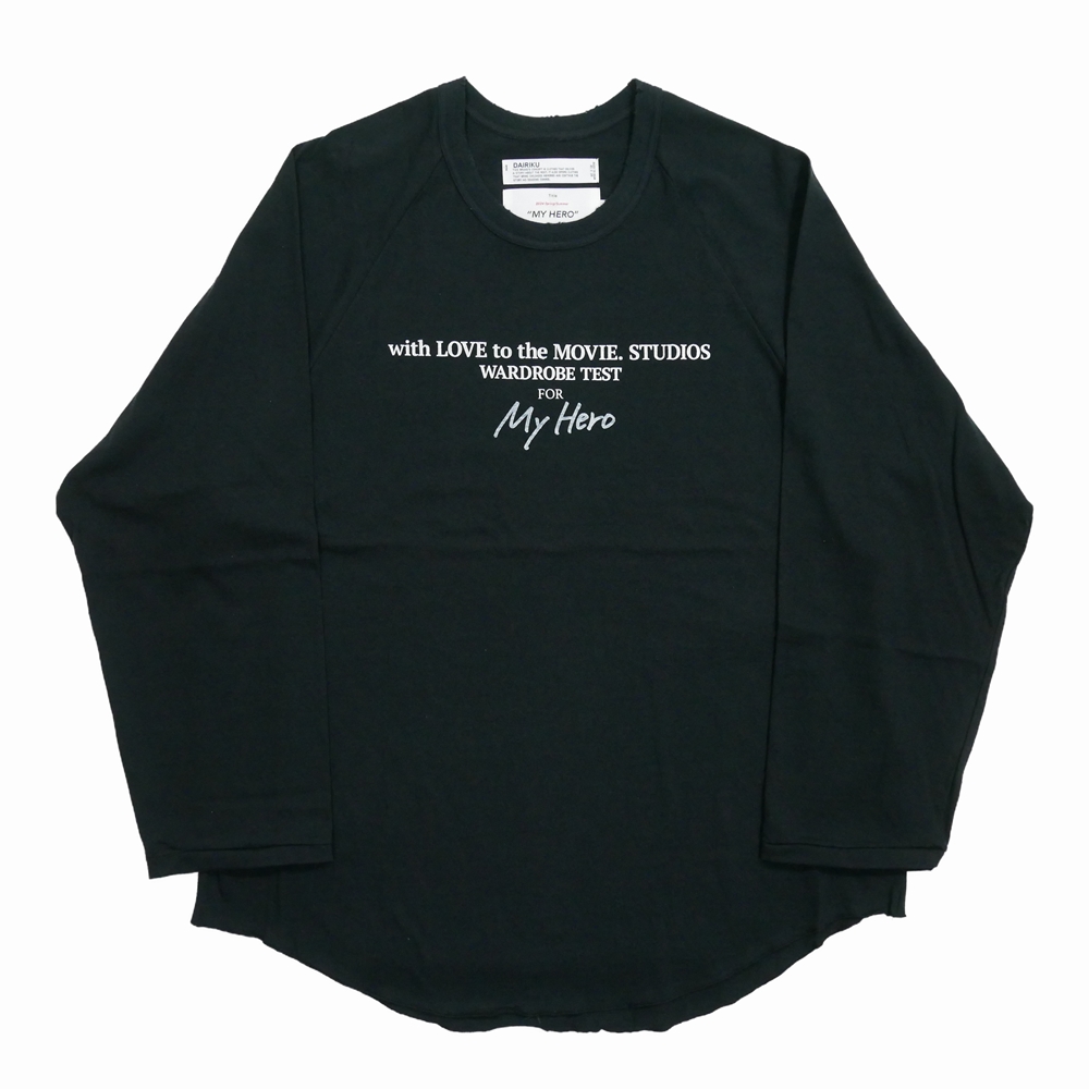 画像: DAIRIKU/"Tour" Big Raglan Tee（Black）［ビッグラグランT-23秋冬］