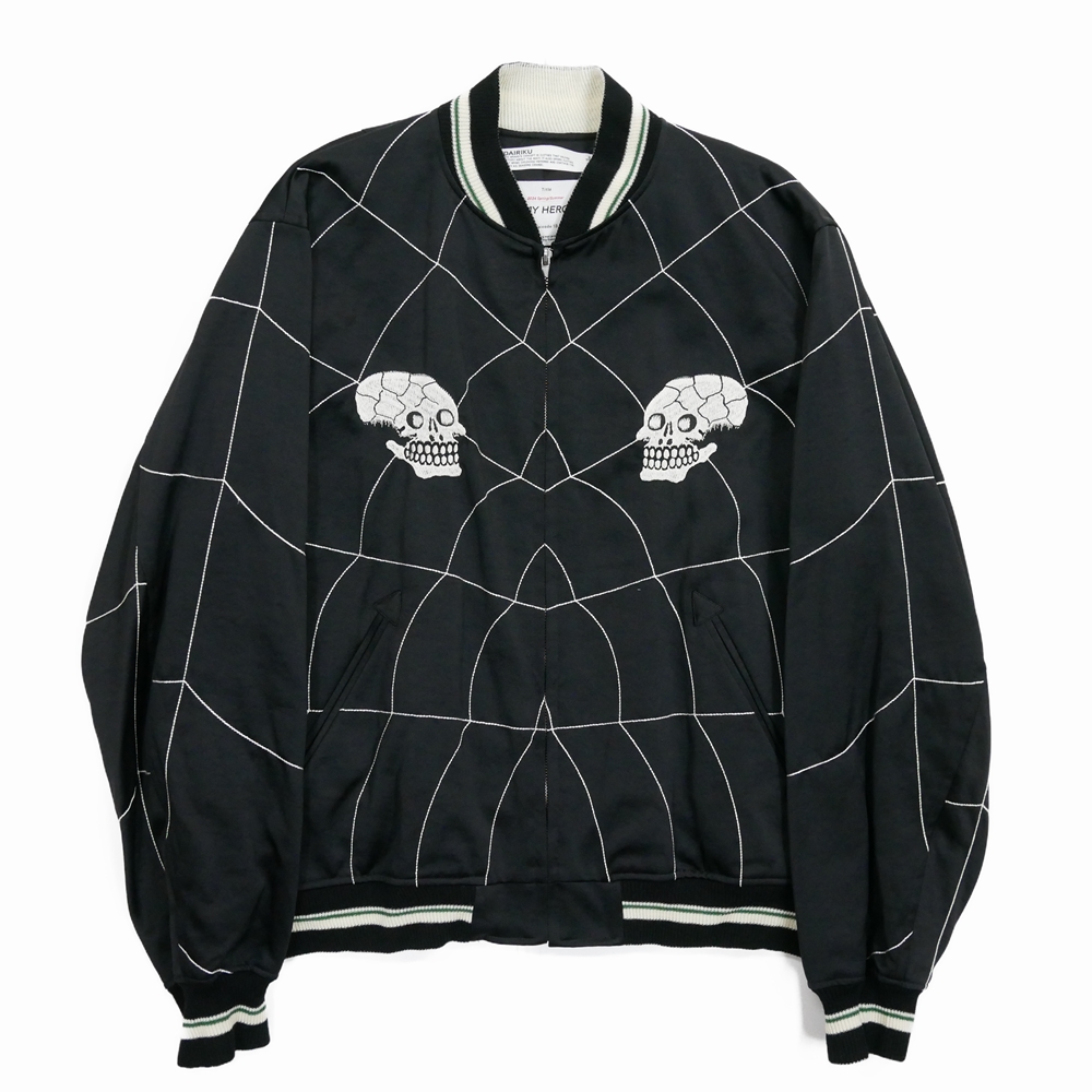 画像: 【30%OFF】DAIRIKU/"Snake&Skull" Ska Jumper（Black）［スカジャン-24春夏］