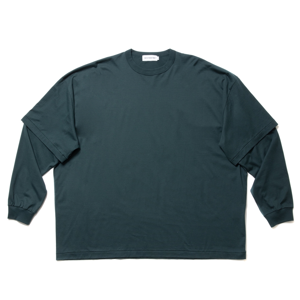 画像: COOTIE PRODUCTIONS/Supima Oversized Cellie L/S Tee（Dark Green）［オーバーサイズセリー長袖T-24春夏］