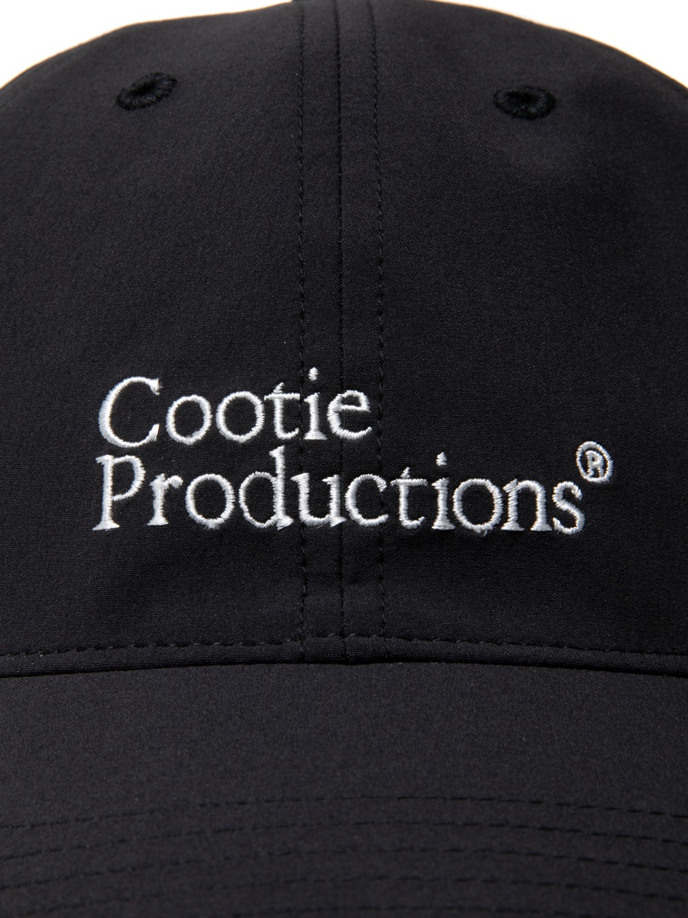 画像: COOTIE PRODUCTIONS/Nylon Light Cloth 6 Panel Cap（Black）［6パネルキャップ-24春夏］