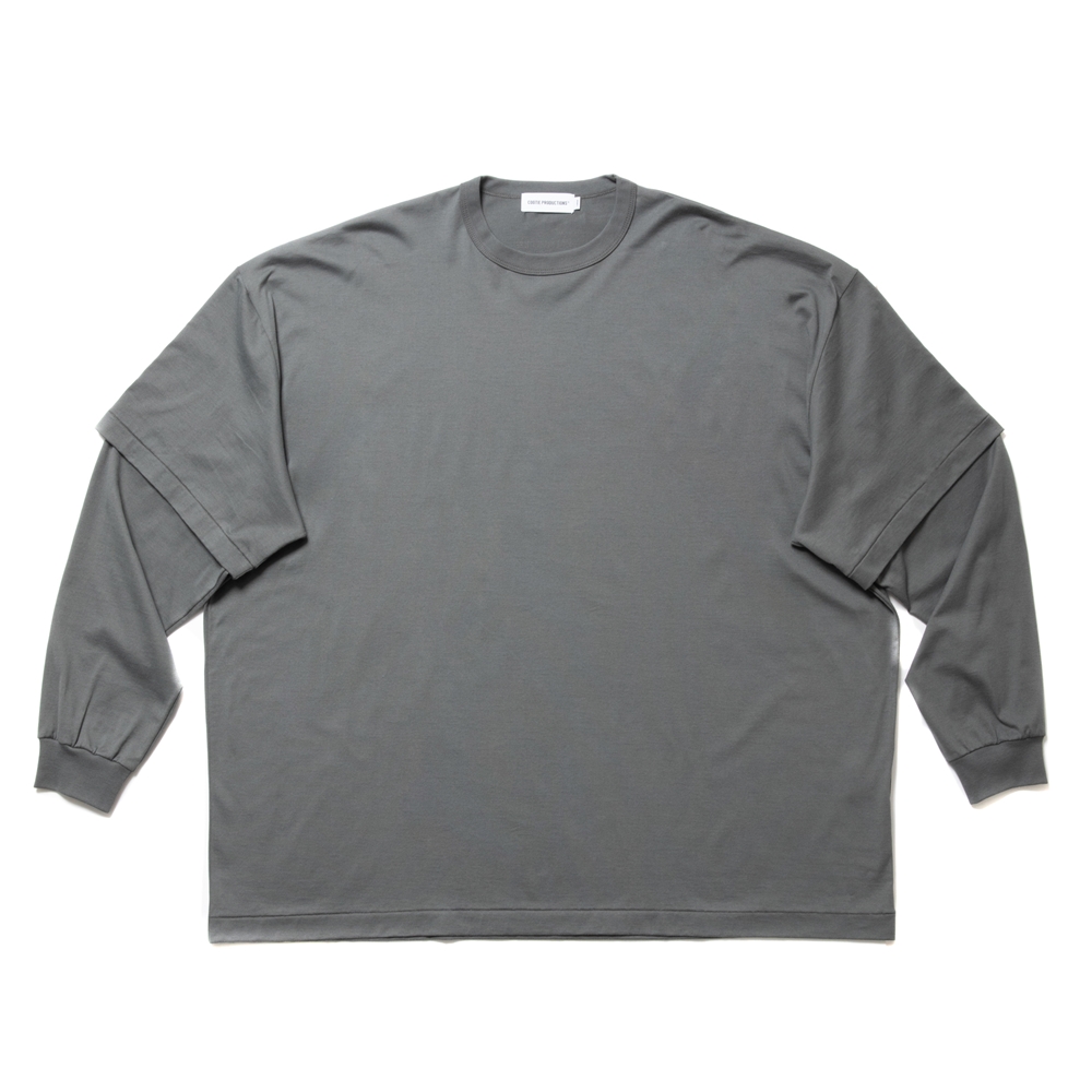 画像: COOTIE PRODUCTIONS/Supima Oversized Cellie L/S Tee（Gray）［オーバーサイズセリー長袖T-24春夏］