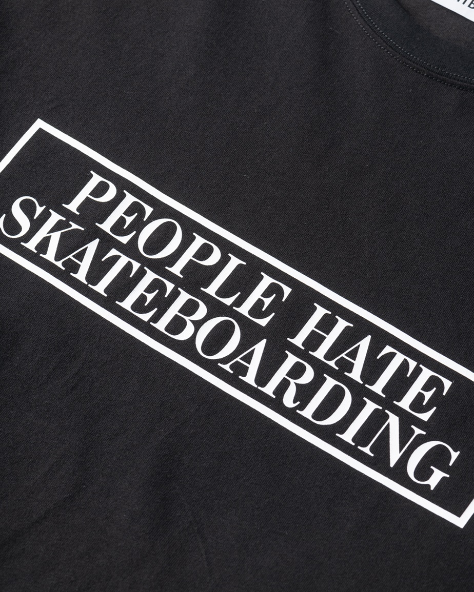 画像: TIGHTBOOTH/PEOPLE HATE SKATE T-SHIRT（Black）［プリントT-24春夏］