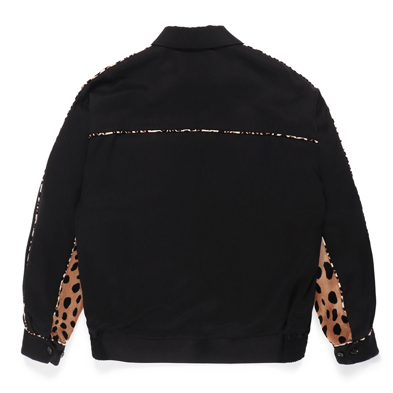 画像: WACKO MARIA/LEOPARD WESTERN JACKET（BLACK）［レオパードウエスタンJKT-24春夏］