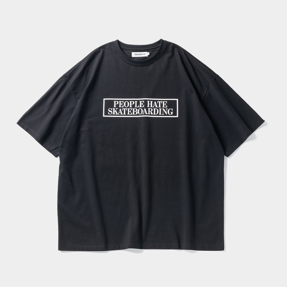 画像: TIGHTBOOTH/PEOPLE HATE SKATE T-SHIRT（Black）［プリントT-24春夏］