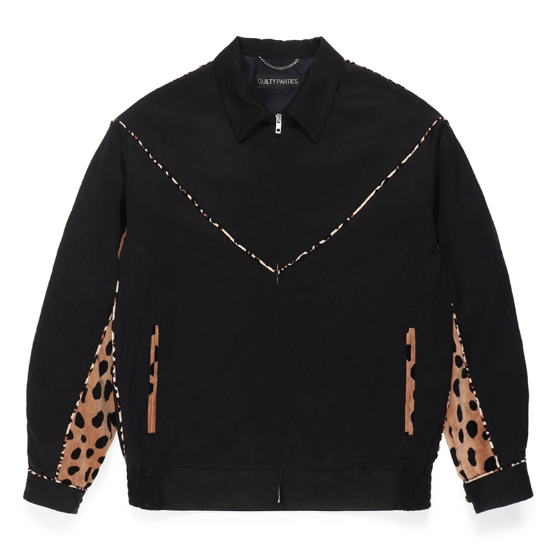 画像: WACKO MARIA/LEOPARD WESTERN JACKET（BLACK）［レオパードウエスタンJKT-24春夏］