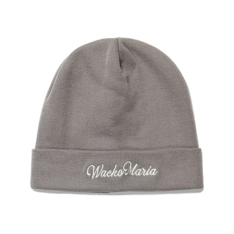 画像: WACKO MARIA/COTTON KNIT WATCH CAP（GRAY）［コットンニットキャップ-24春夏］