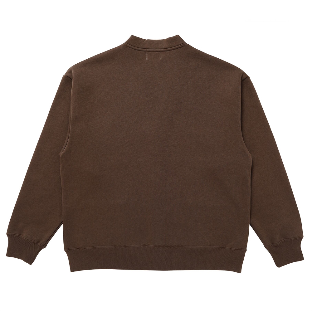 画像: PORKCHOP/PPS SWEAT CARDIGAN（BROWN）［スウェットカーディガン-24春夏］