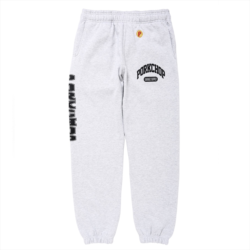 画像: PORKCHOP/COLLEGE SWEAT PANTS（ASH）［スウェットパンツ-24春夏］