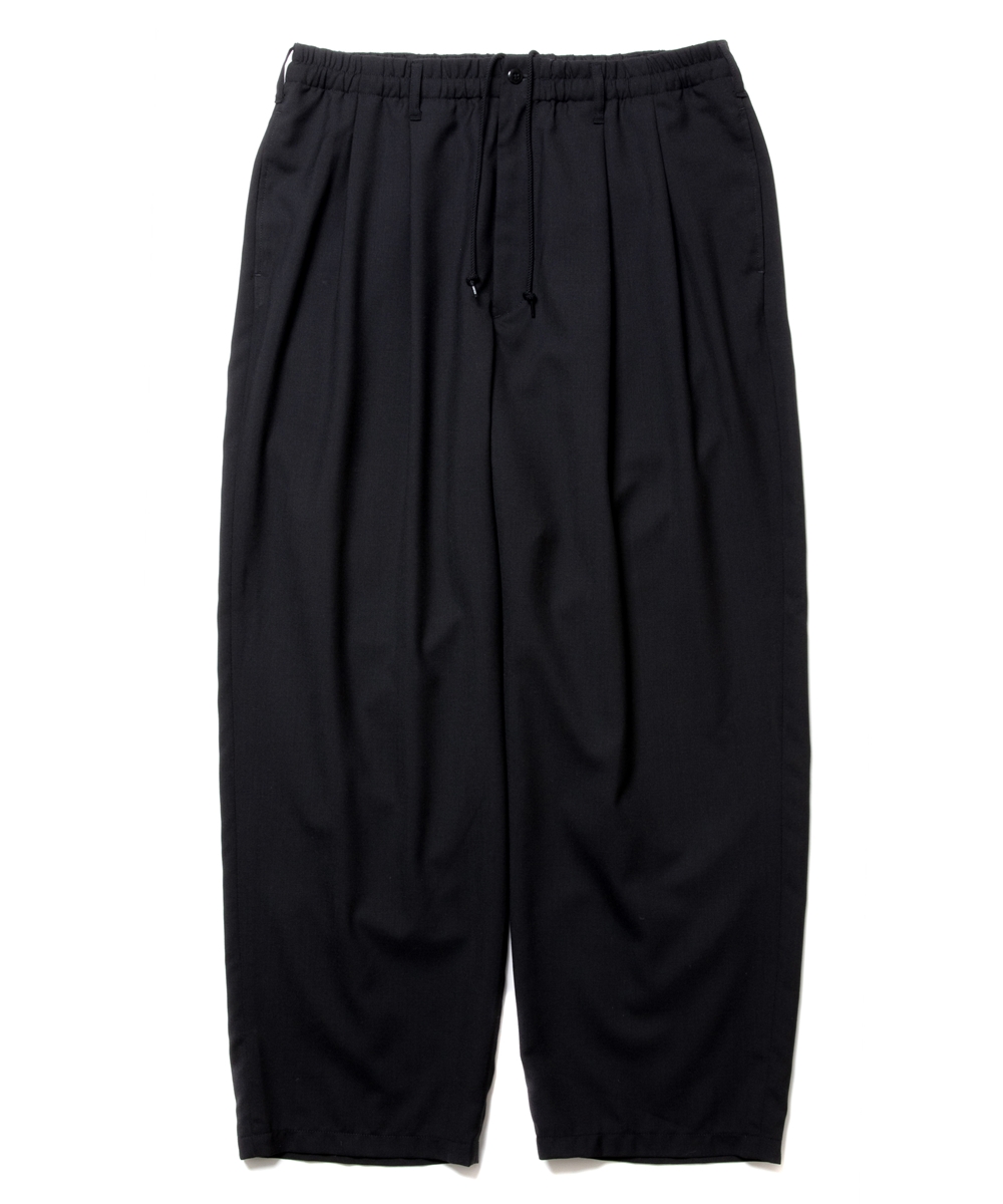 COOTIE PRODUCTIONS/T/W 2 Tuck Easy Pants（Black）［T/Wツータック 