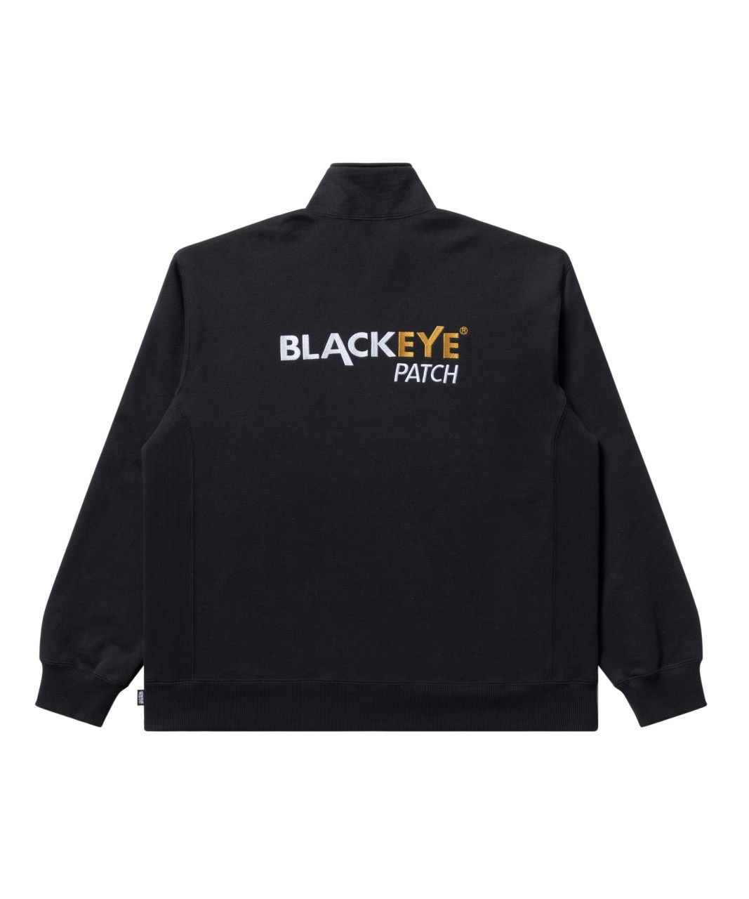 画像: BlackEyePatch/DURABILITY LOGO HALF ZIP SWEAT （BLACK）