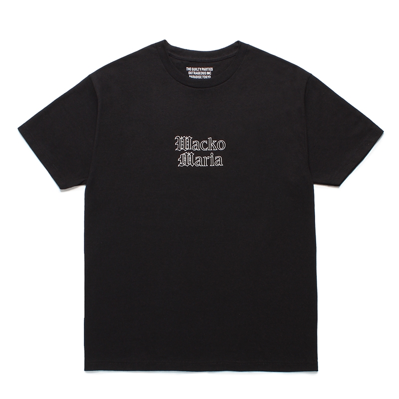 画像: WACKO MARIA/TIM LEHI / T-SHIRT（BLACK）［刺繍+プリントT-24春夏］