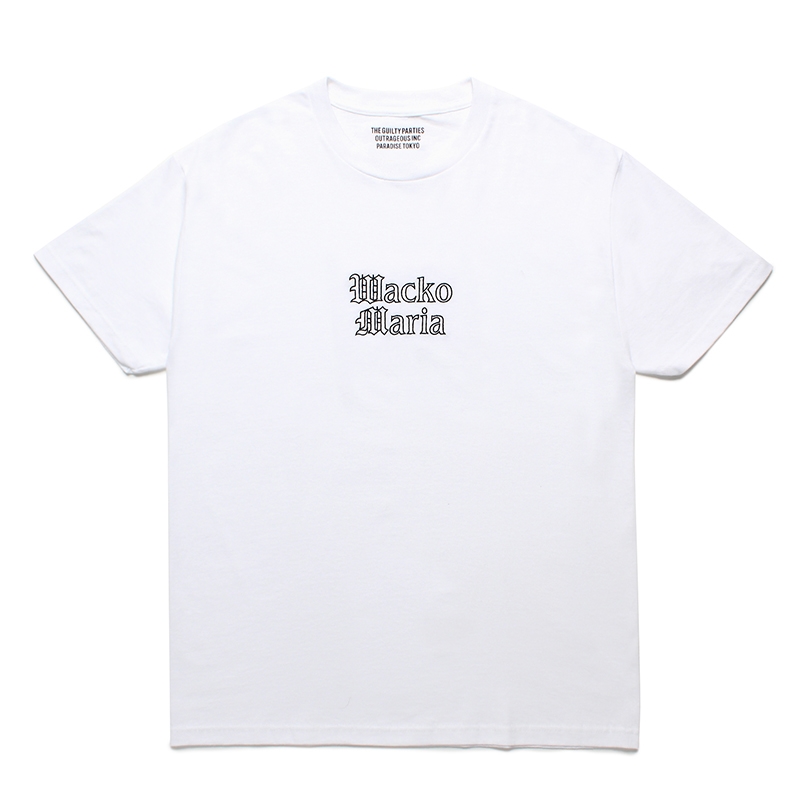 画像: WACKO MARIA/TIM LEHI / T-SHIRT（WHITE）［刺繍+プリントT-24春夏］