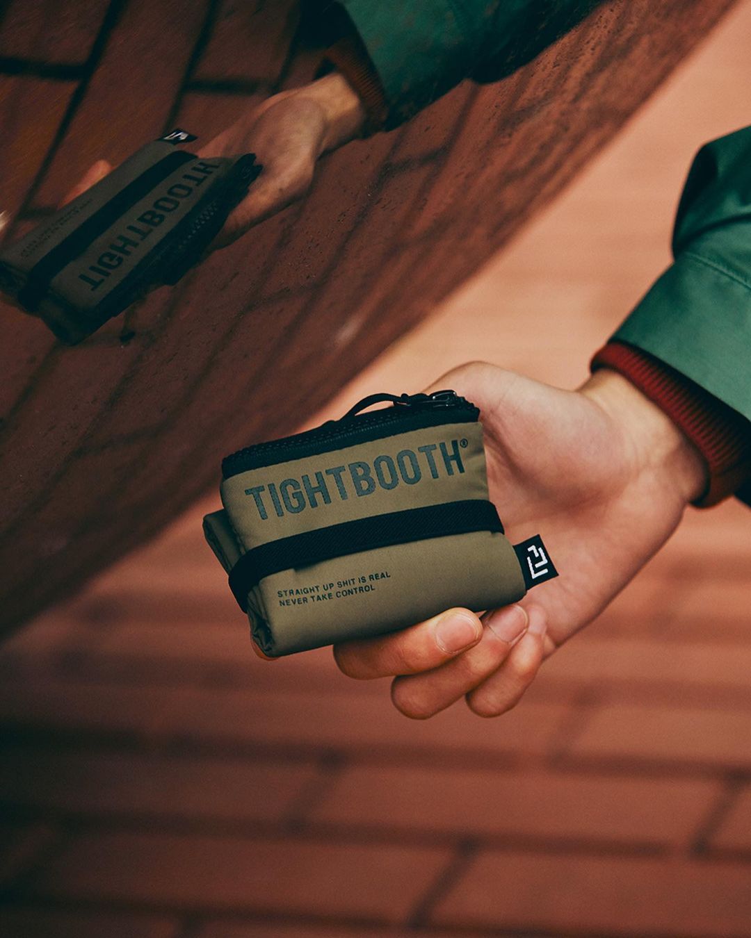 画像: TIGHTBOOTH/COMPACT WALLET（RAMIDUS × TIGHTBOOTH）（Olive）［コンパクトウォレット-24春夏］