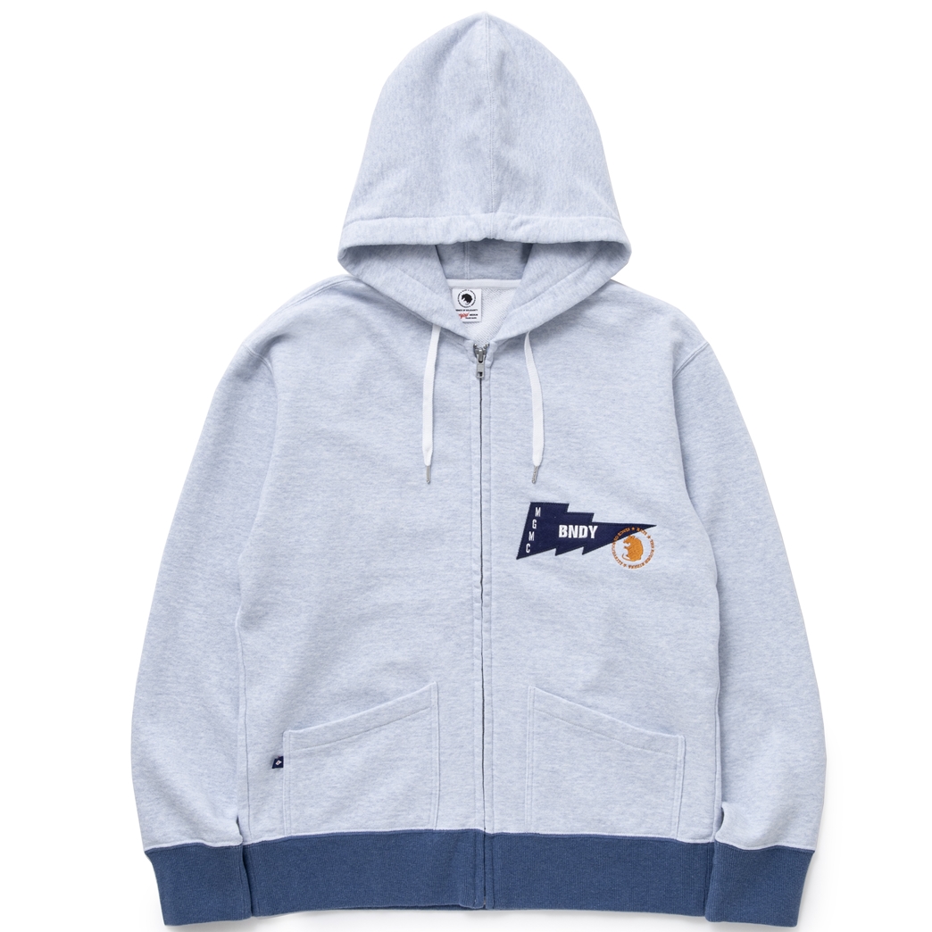 画像: RATS/TRIM ZIP HOODIE（HEATHER BLUE）［トリムジップフーディー-24春夏］