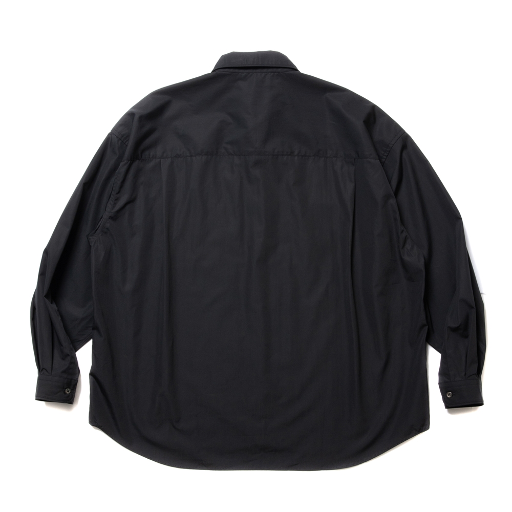画像: COOTIE PRODUCTIONS/120/2 Broad L/S Shirt（Black）［ブロードシャツ-24春夏］