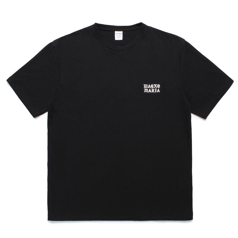 画像: WACKO MARIA/WASHED HEAVY WEIGHT T-SHIRT（BLACK）［刺繍T-24春夏］