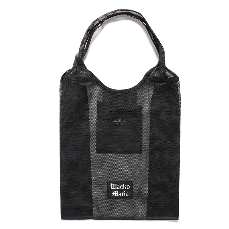 画像: WACKO MARIA/SPEAK EASY / MESH PACKABLE TOTE BAG（BLACK）［メッシュパッカブルトートバッグ-24春夏］