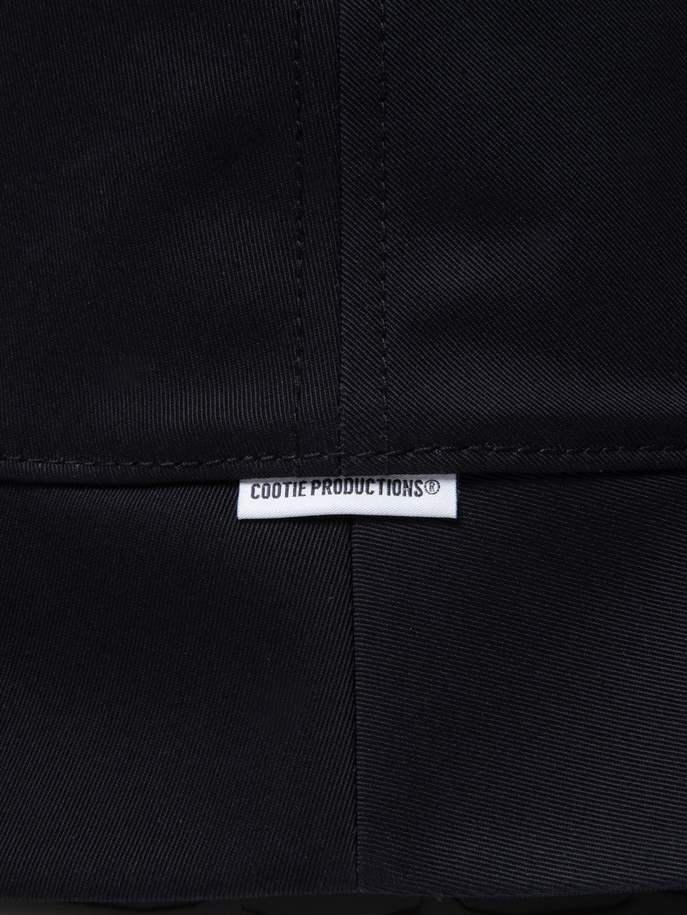 画像: COOTIE PRODUCTIONS/Smooth Chino Cloth Hood Hat（Black）［フードハット-24春夏］