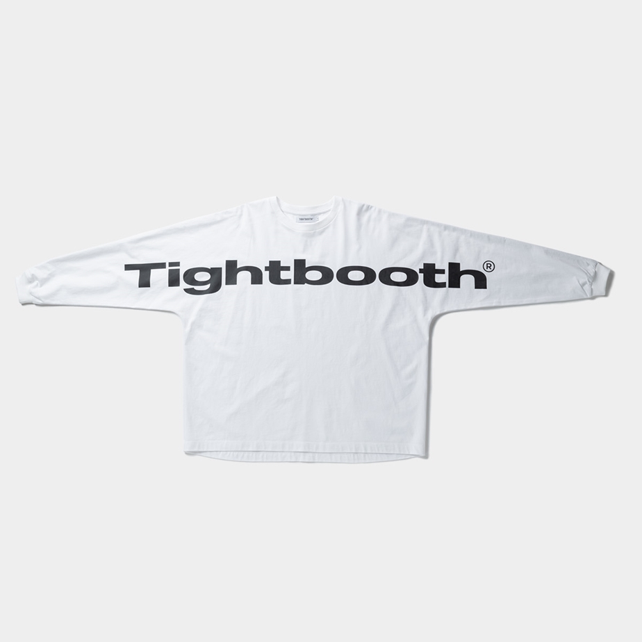 画像: TIGHTBOOTH/BIG LOGO LS T-SHIRT（White）［プリント長袖T-24春夏］