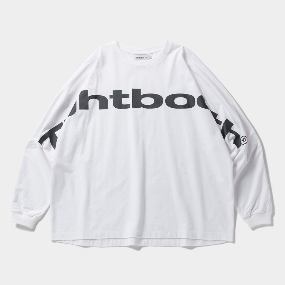 画像: TIGHTBOOTH/BIG LOGO LS T-SHIRT（White） 【20%OFF】［プリント長袖T-24春夏］